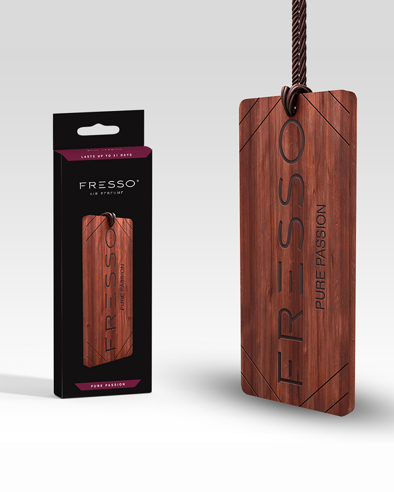 PURE PASSION FRESSO – drewniana zawieszka zapachowa